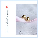 Aretes Golden Love